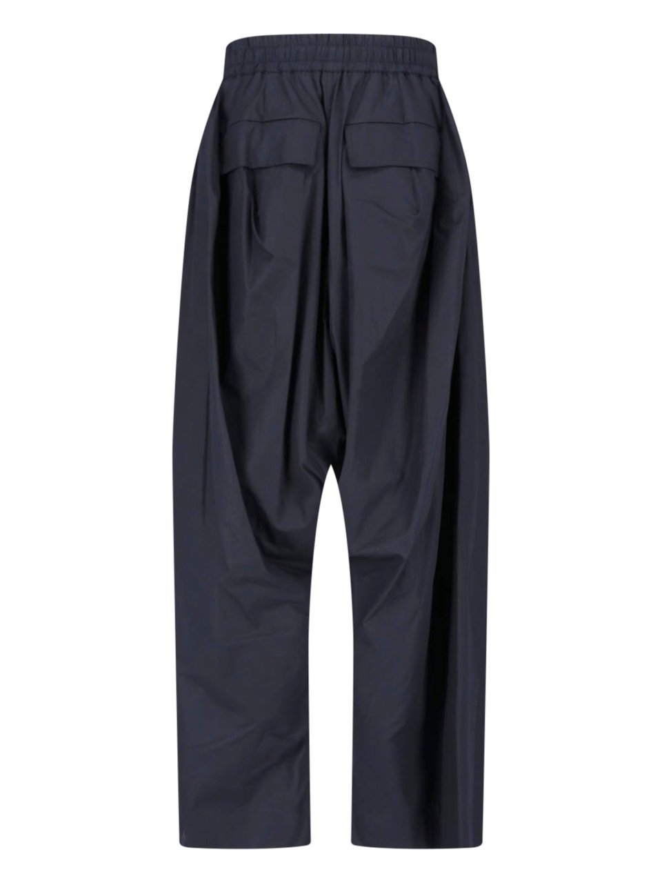 Vivienne Westwood Black Cotton Wide-Leg Pants Zwart