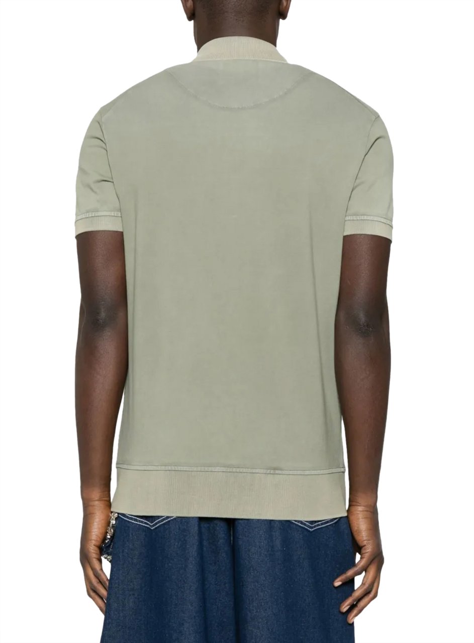 Vivienne Westwood Ripped Polo Green Groen
