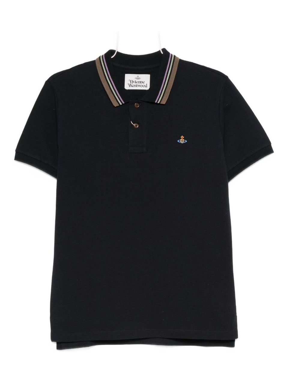 Vivienne Westwood Short-Sleeved Polo Shirt Zwart