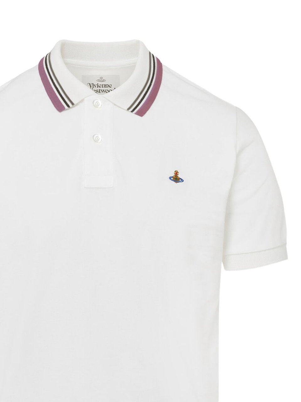 Vivienne Westwood Short-Sleeve Polo Shirt Wit
