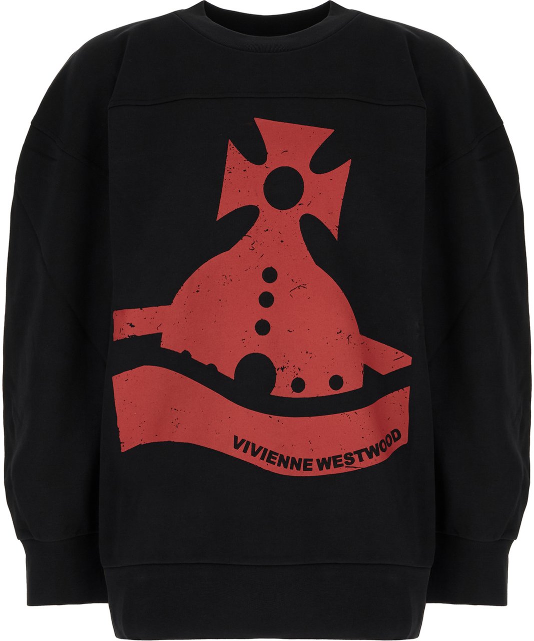 Vivienne Westwood Vivienne Westwood Black cotton sweatshirt Zwart