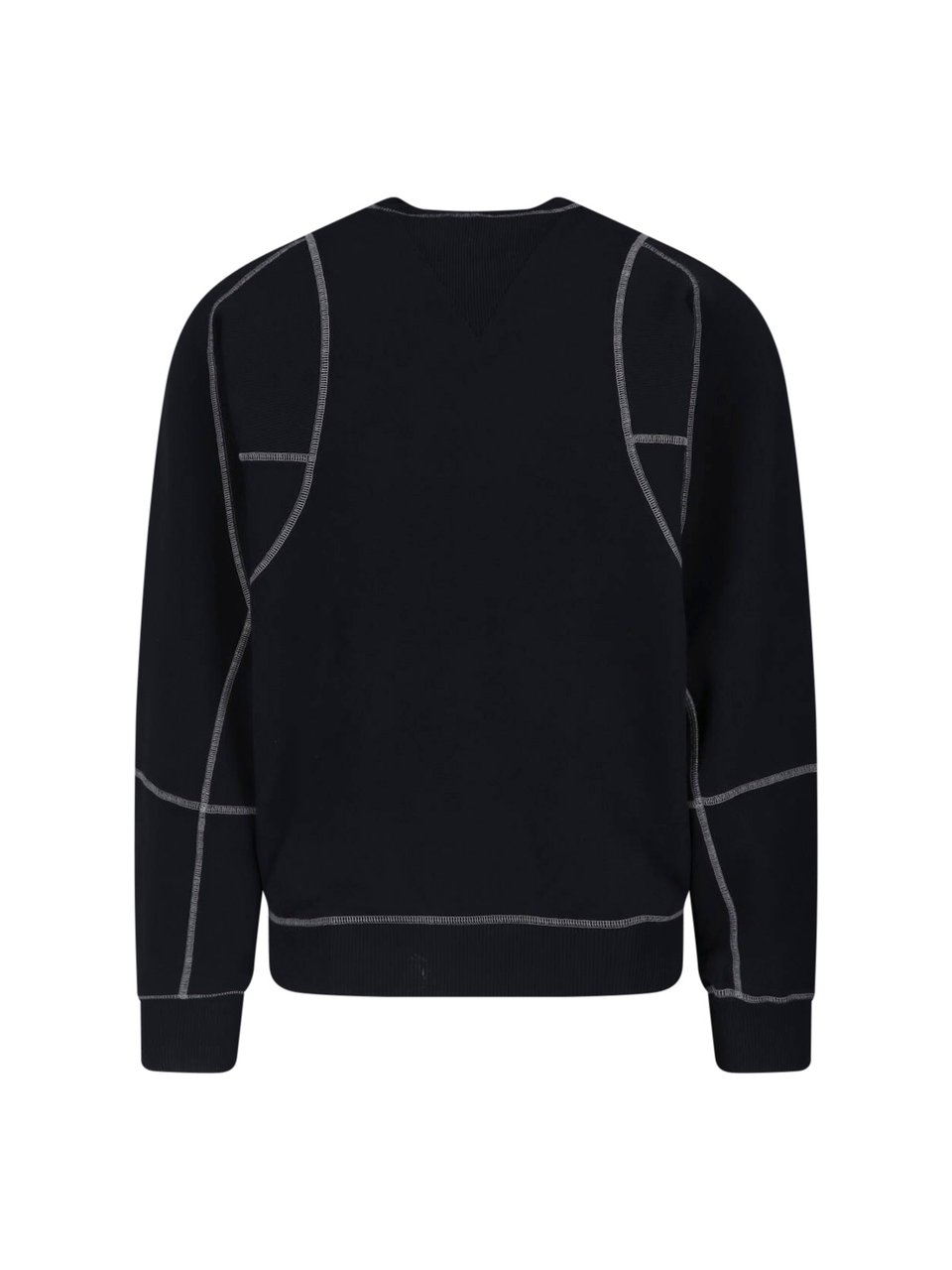 Vivienne Westwood Black Classic Crew Neck Fitted Sweater Zwart