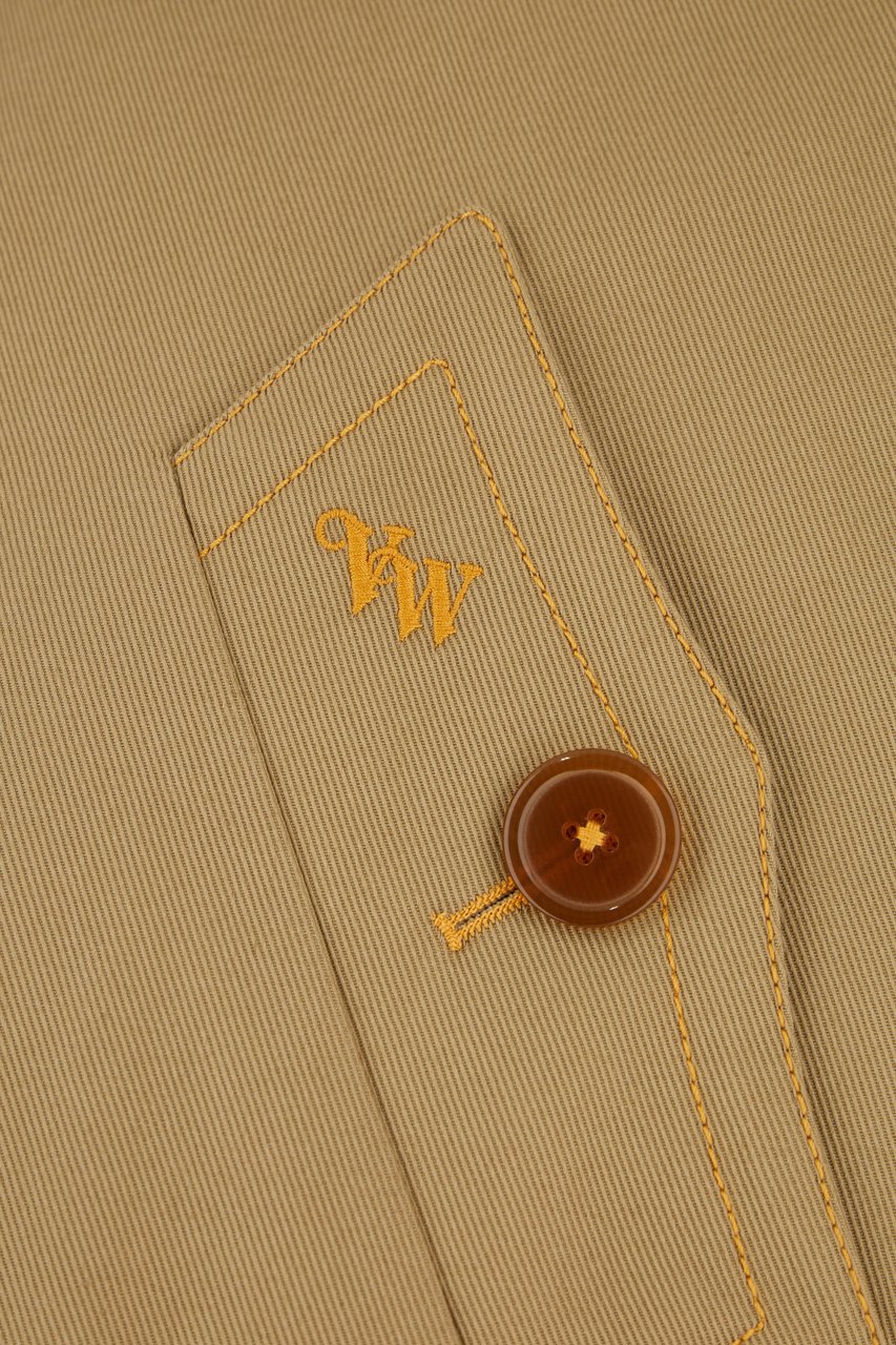 Vivienne Westwood Vivienne Westwood Khaki green cotton trench Groen