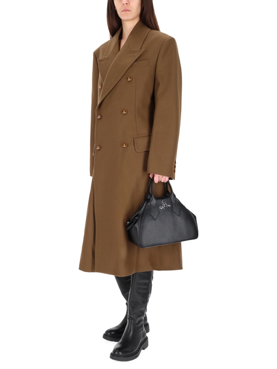 Vivienne Westwood Winston Double-Breasted Tailored Coat Bruin