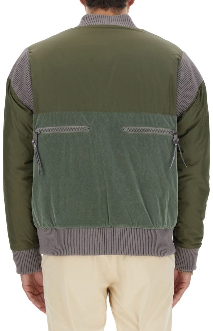 Vivienne Westwood Bomber Jacket With Logo Groen