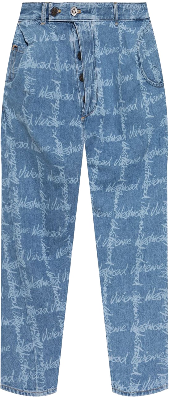 Vivienne Westwood Jeans Gridblue Blauw