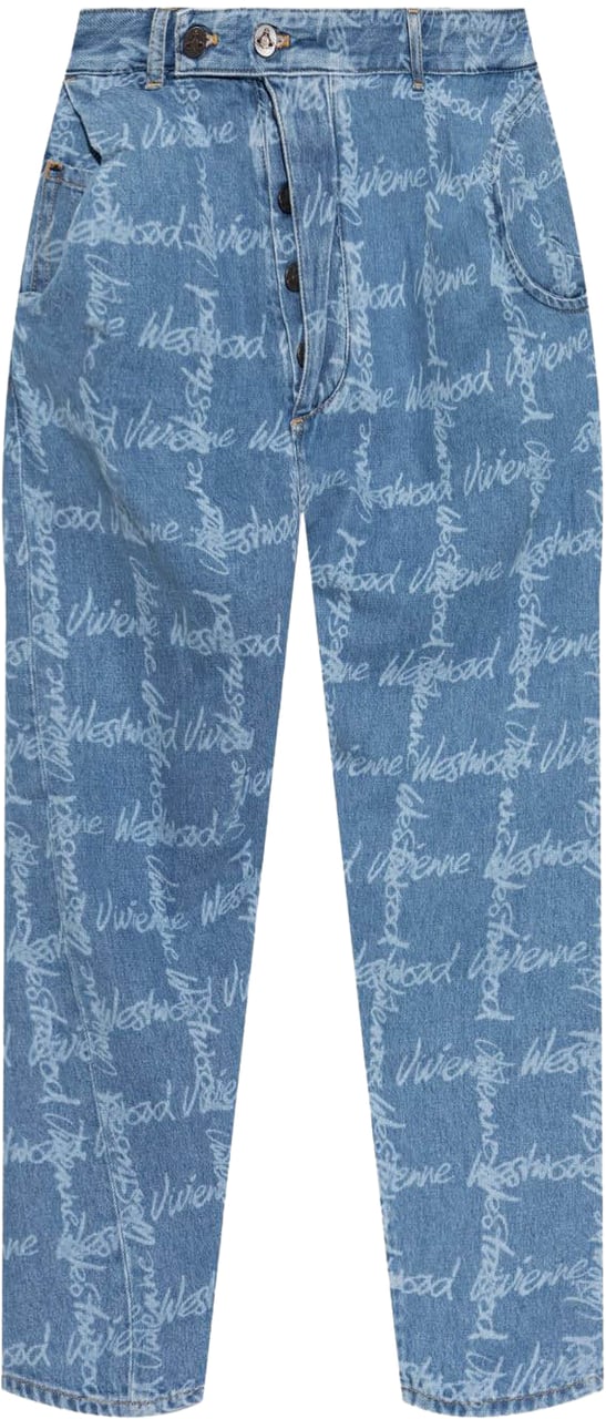 Vivienne Westwood Jeans Gridblue Blauw