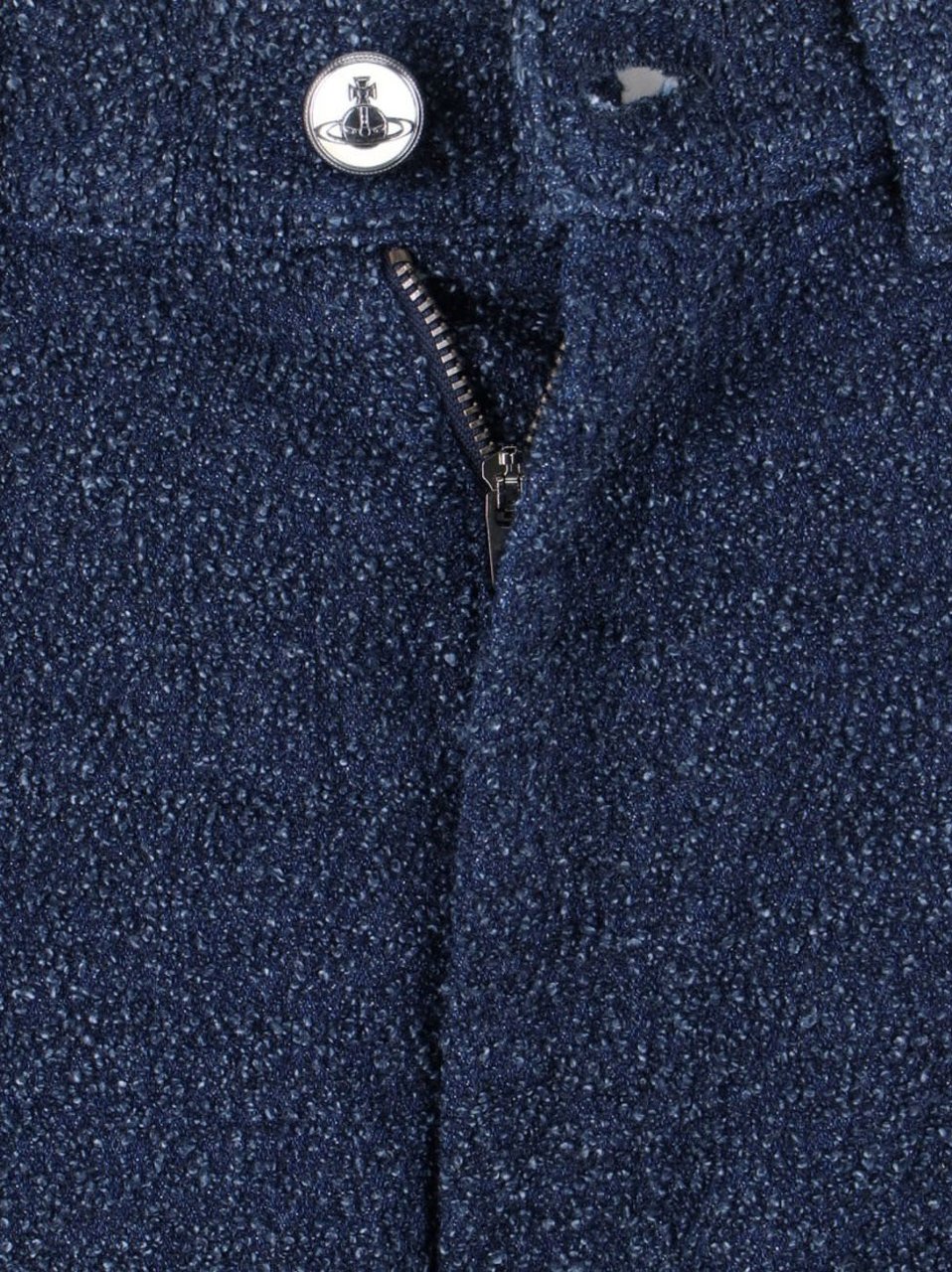 Vivienne Westwood Straight-Leg Trousers With Textured Fabric Blauw