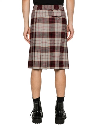 Vivienne Westwood Kilt Red Check Rood