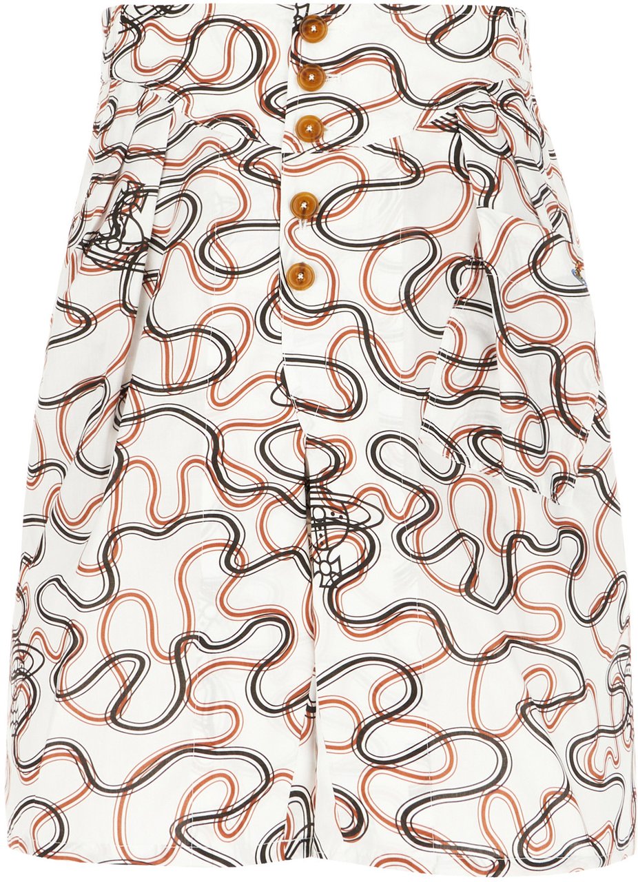Vivienne Westwood Vivienne Westwood Printed cotton bermuda shorts Divers