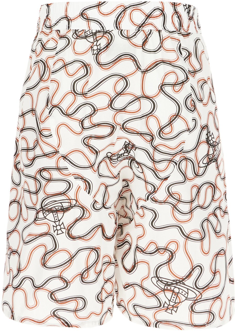 Vivienne Westwood Vivienne Westwood Printed cotton bermuda shorts Divers