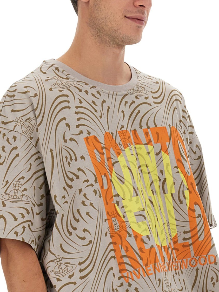 Vivienne Westwood Born To Rewild T-Shirt Grijs