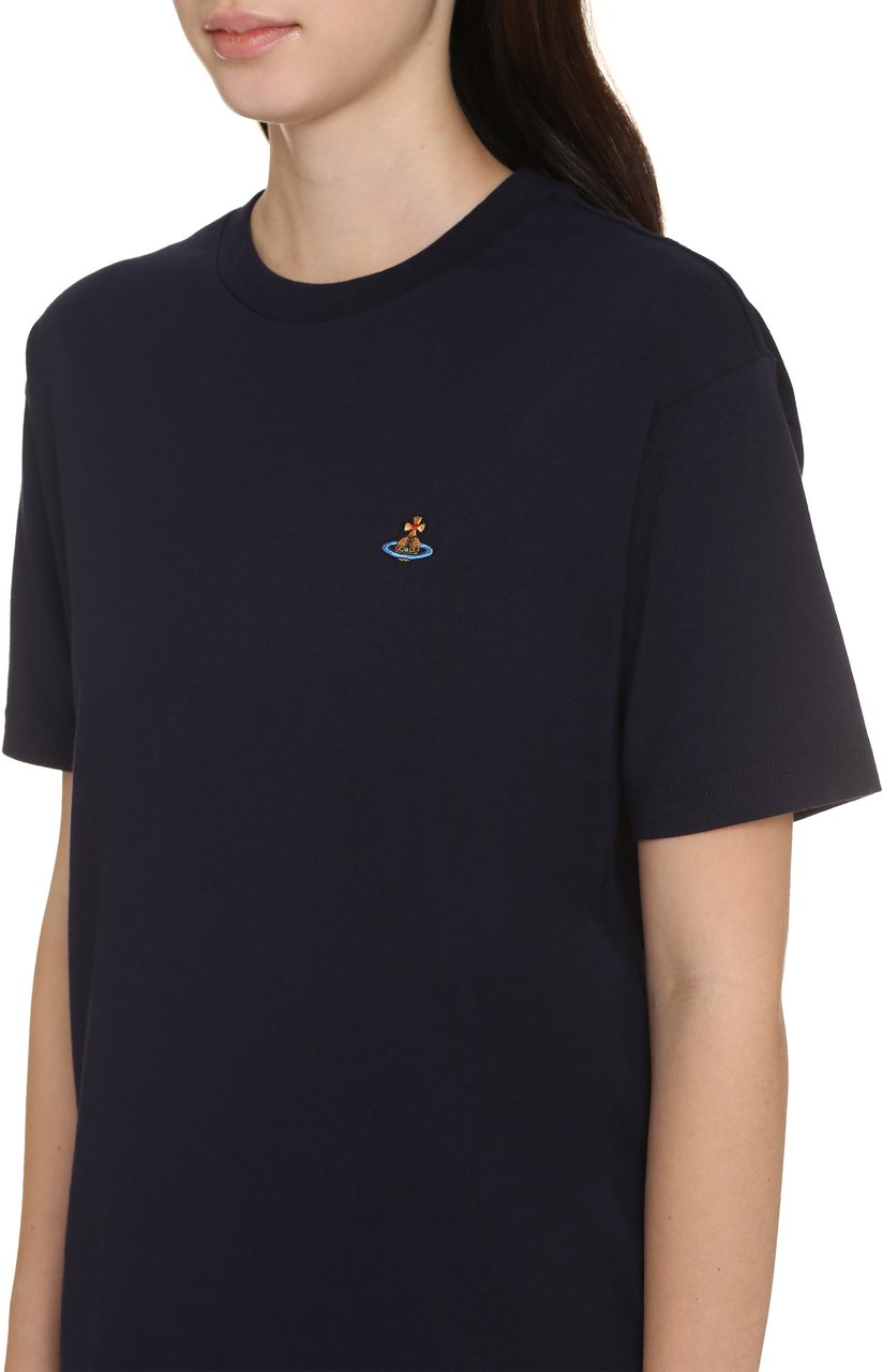 Vivienne Westwood Cotton crew-neck T-shirt Blauw