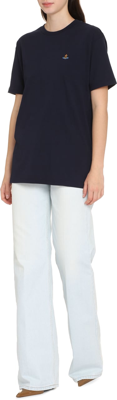 Vivienne Westwood Cotton crew-neck T-shirt Blauw