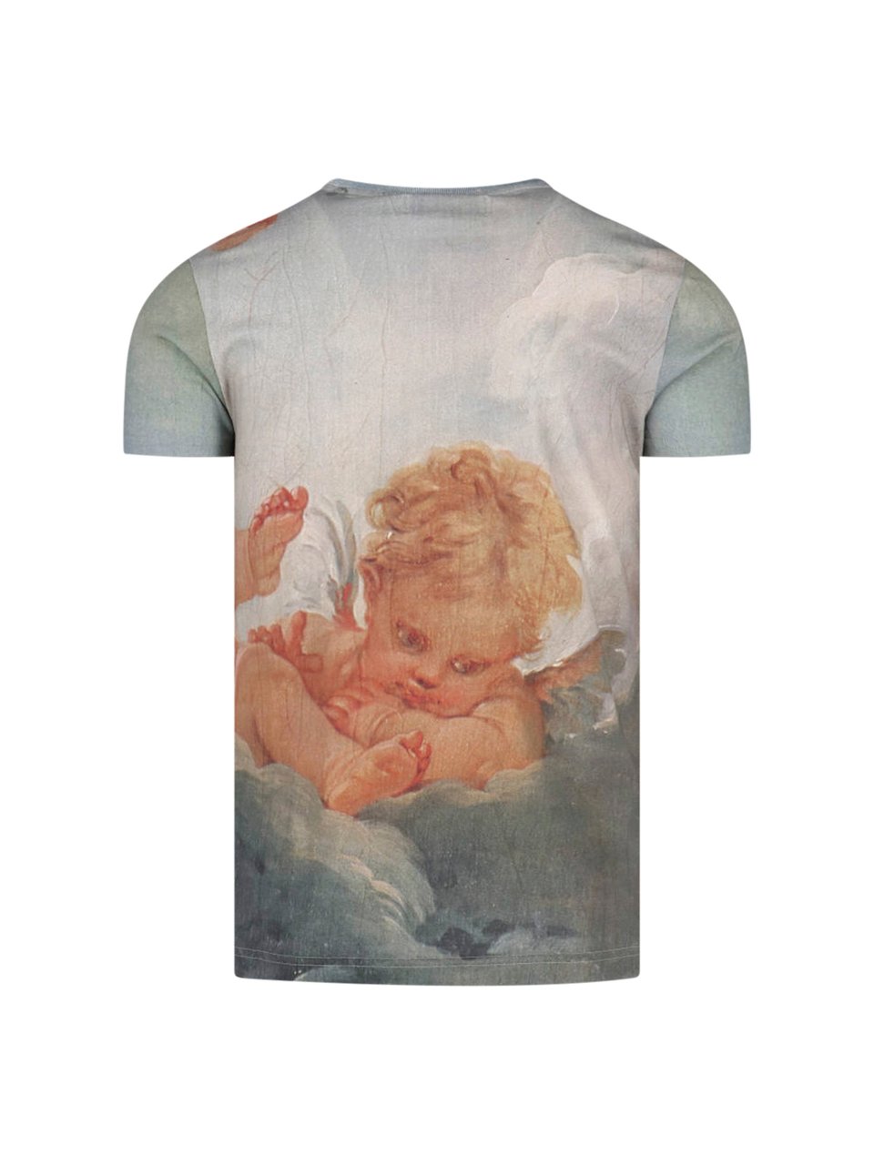 Vivienne Westwood Short-Sleeve T-Shirt with Cherubic Artwork Neutraal