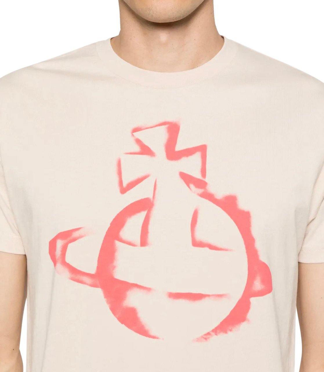 Vivienne Westwood Stencil Orb Classic T-shirt Beige Beige