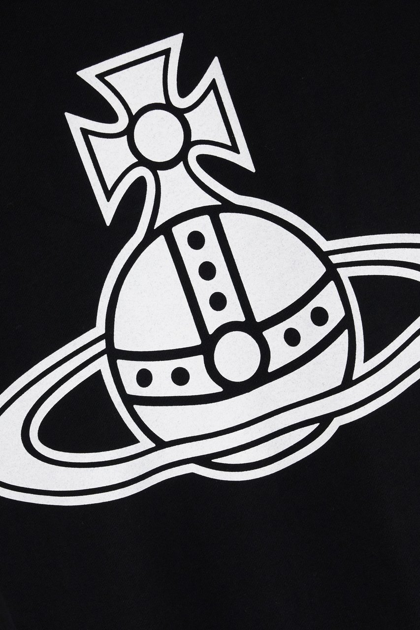 Vivienne Westwood Vivienne Westwood Black cotton oversize t-shirt Zwart