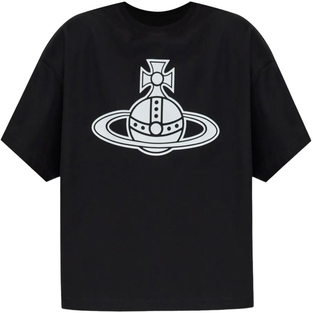 Vivienne Westwood Paris Orb Box T-shirt Black Zwart