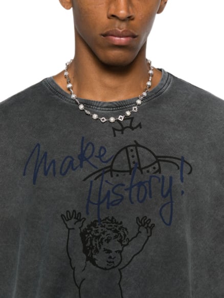 Vivienne Westwood Fawn Box T-shirt Ghost Grijs