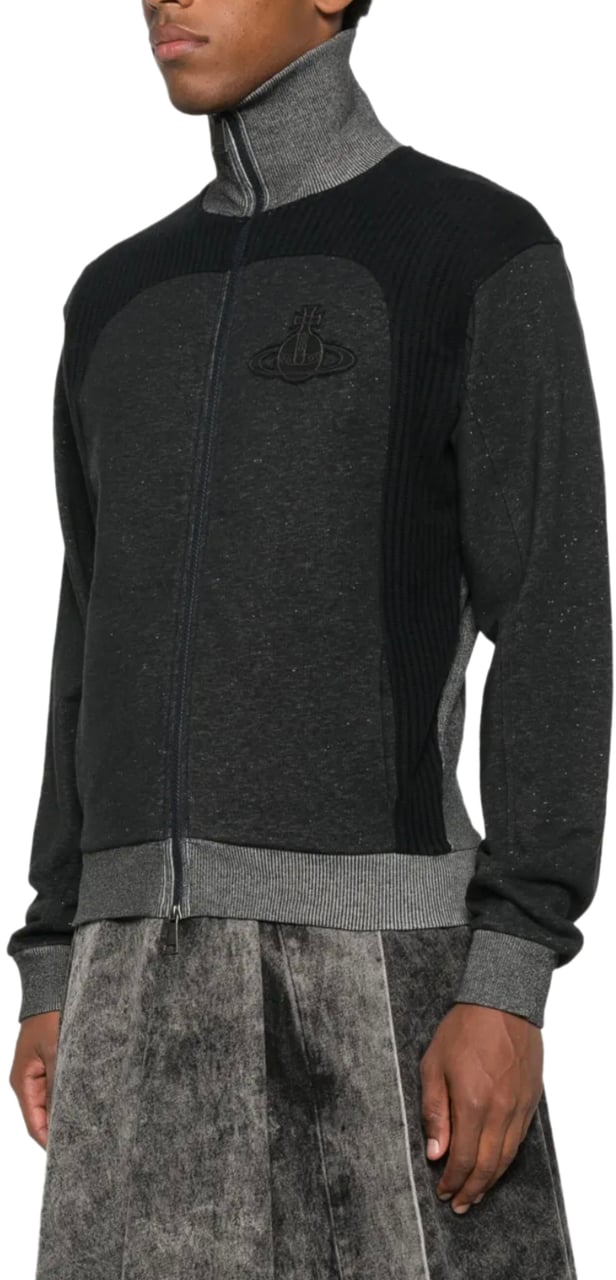 Vivienne Westwood Alien Track Jacket Charcoal Grijs