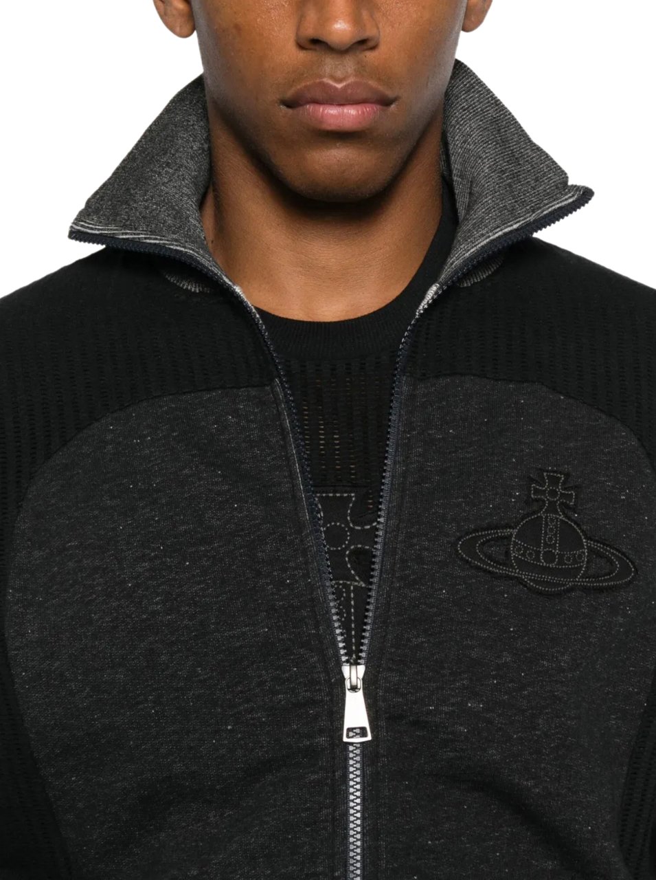Vivienne Westwood Alien Track Jacket Charcoal Grijs