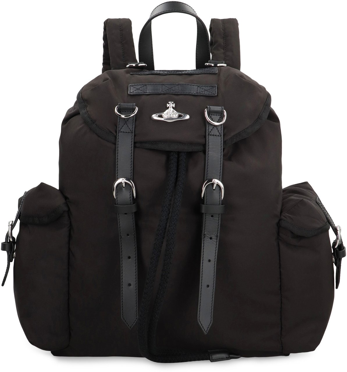 Vivienne Westwood Nylon backpack with logo Zwart