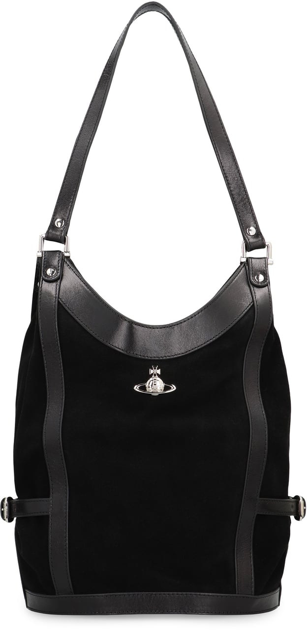 Vivienne Westwood Large olive shoulder bag Zwart