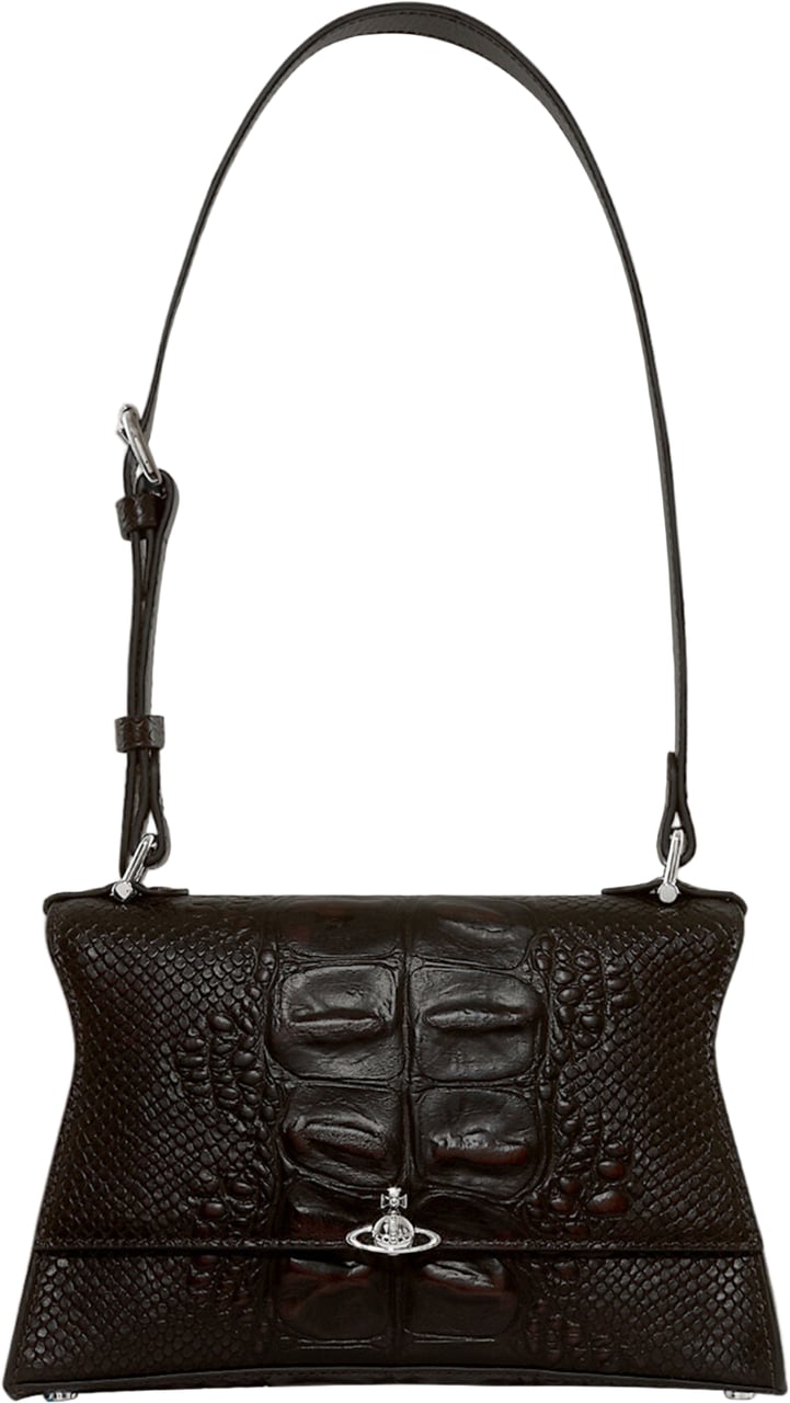 Vivienne Westwood BIANCA SHOULDER BAG M BROWN Divers
