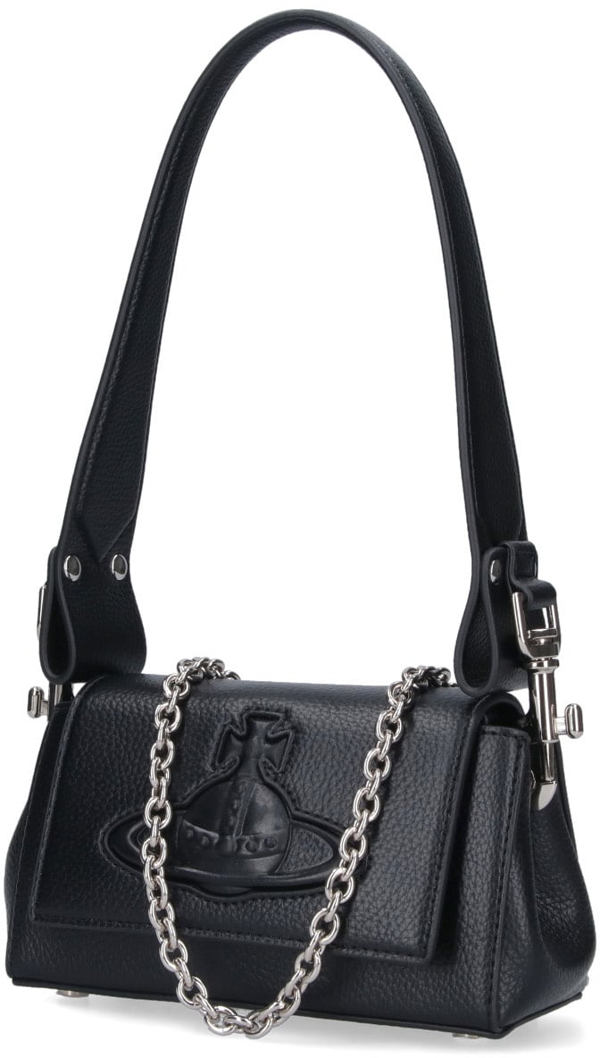 Vivienne Westwood "Hazel" Small Handbag – Black Zwart