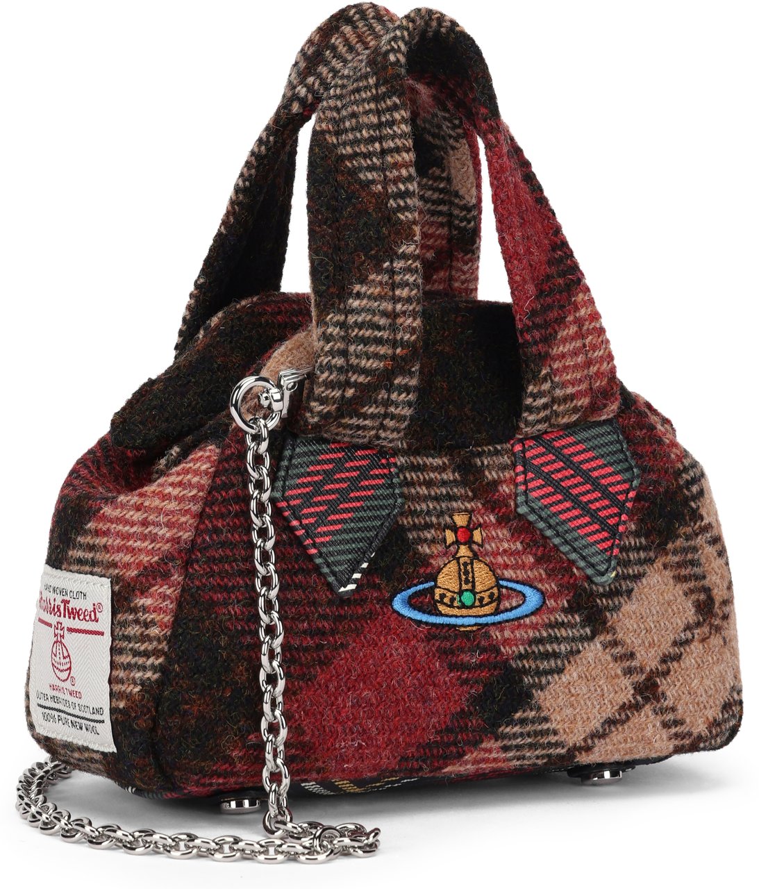 Vivienne Westwood Tweed Wool Bag Divers