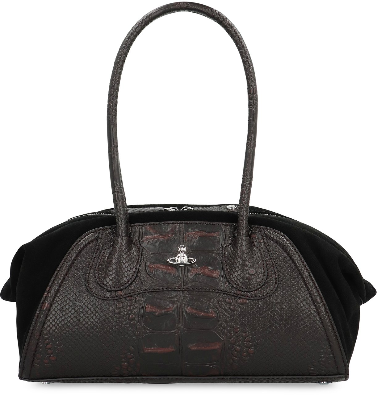 Vivienne Westwood Shirley Small handbag in leather Bruin