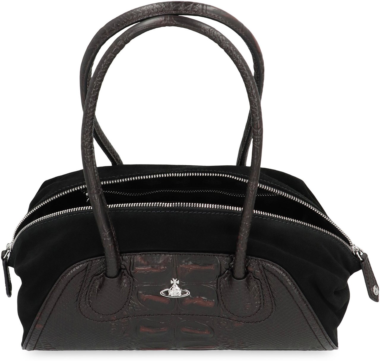 Vivienne Westwood Shirley Small handbag in leather Bruin