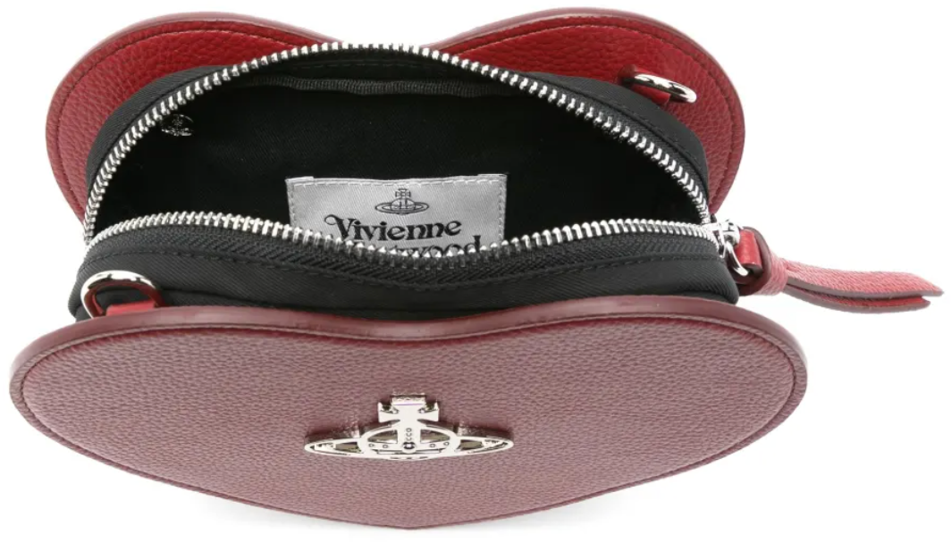 Vivienne Westwood Louise Heart Crossbody Red Rood