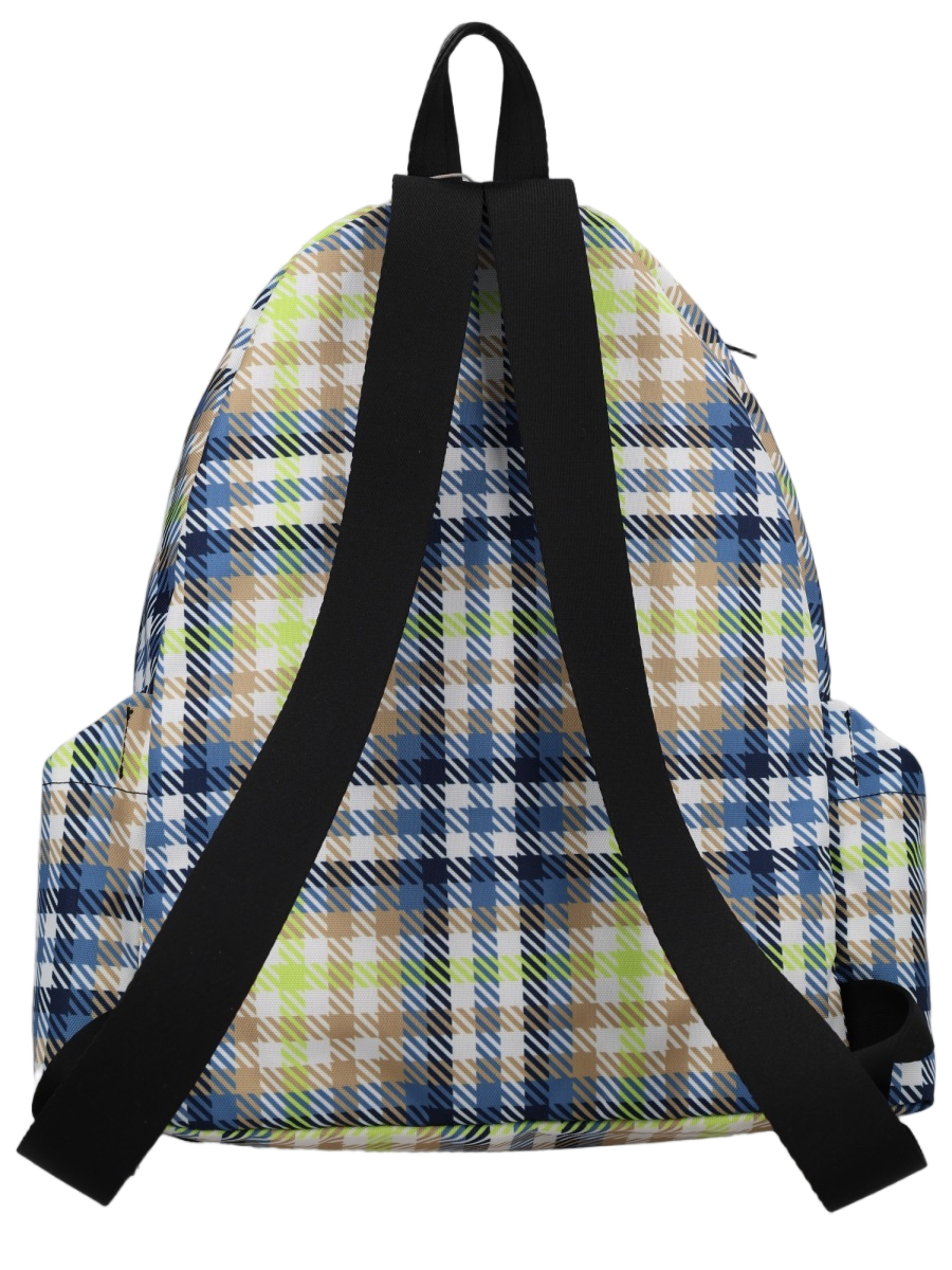 Vivienne Westwood Multicolor George Plaid Pattern Medium Backpack Grijs