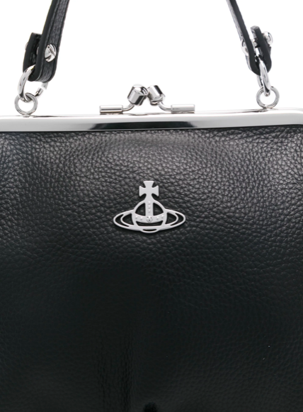 Vivienne Westwood Granny Frame Purse Black Zwart