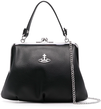 Vivienne Westwood Granny Frame Purse Black Zwart