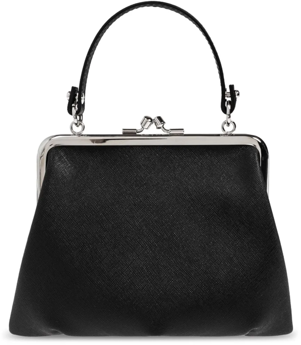 Vivienne Westwood Granny Frame Purse Black Zwart