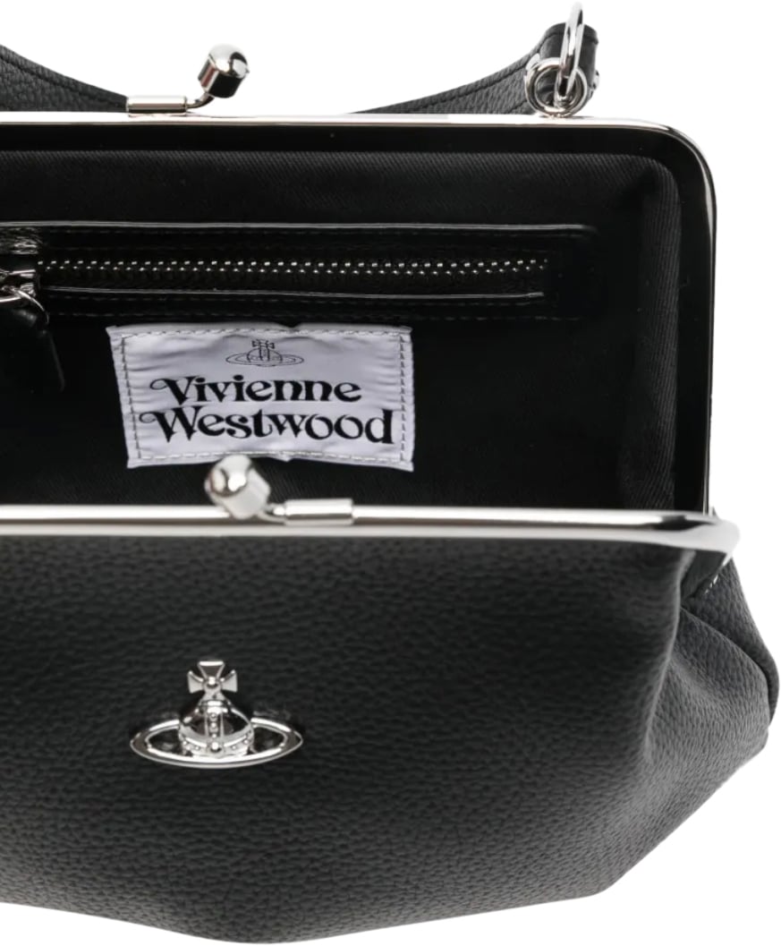 Vivienne Westwood Granny Frame Purse Black Zwart