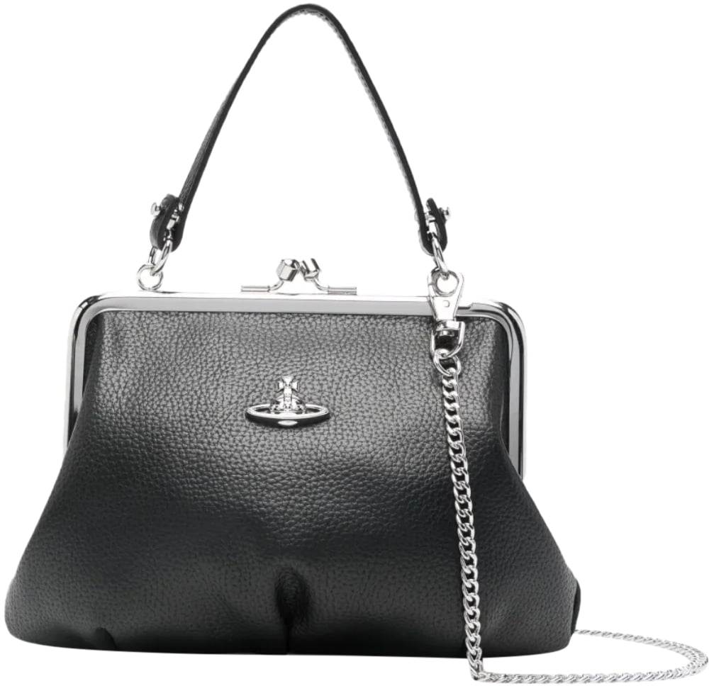 Vivienne Westwood Granny Frame Purse Black Zwart