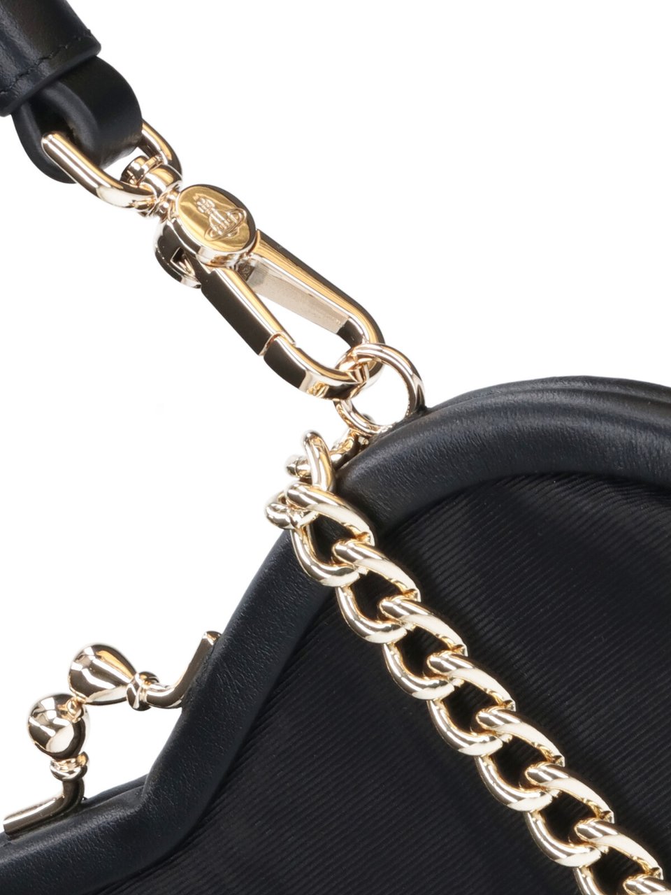 Vivienne Westwood "Belle Heart Frame" Handbag – Black Zwart