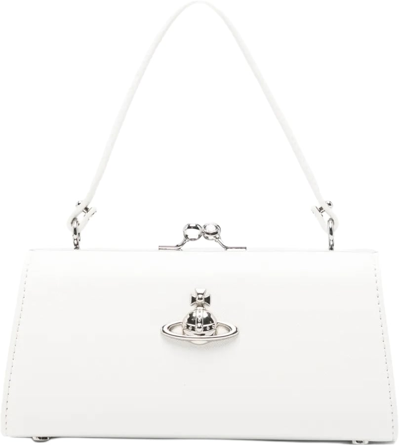 Vivienne Westwood Doll Xl Frame Purse Off White Wit