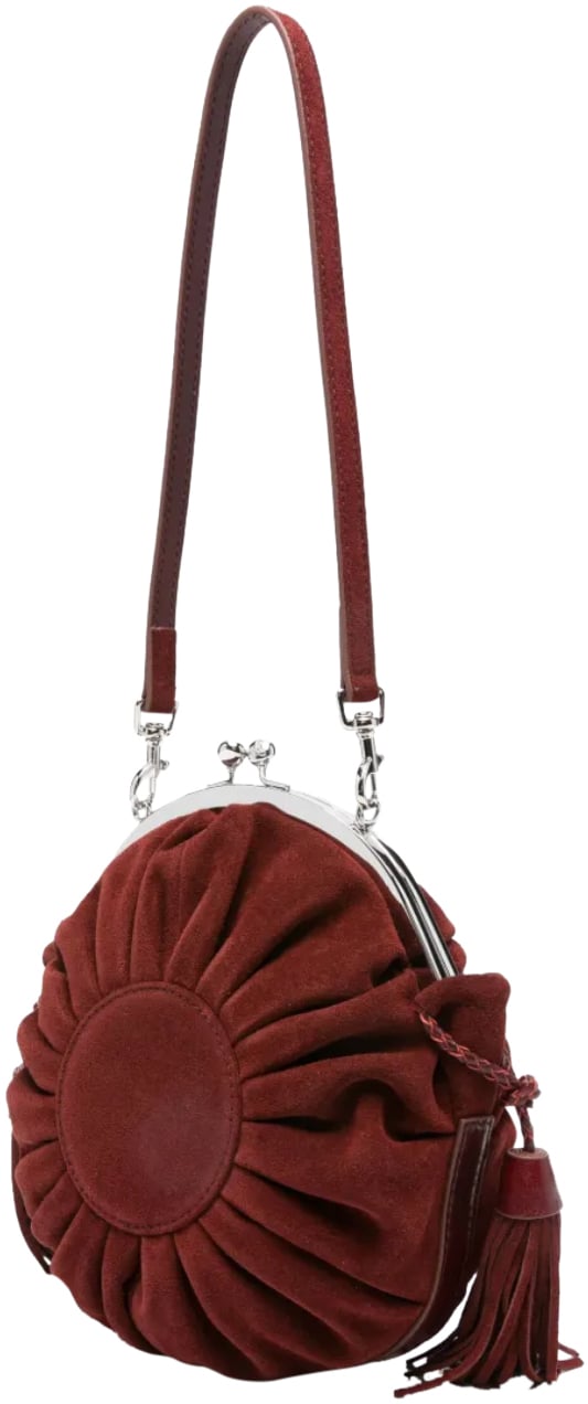 Vivienne Westwood Rosie Frame Bag Burgundy Bruin