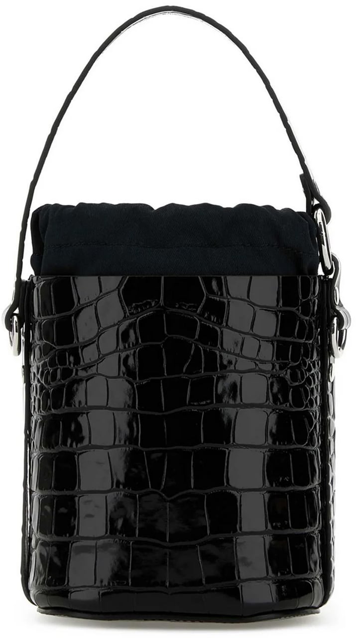 Vivienne Westwood Daisy bucket bag in leather Zwart