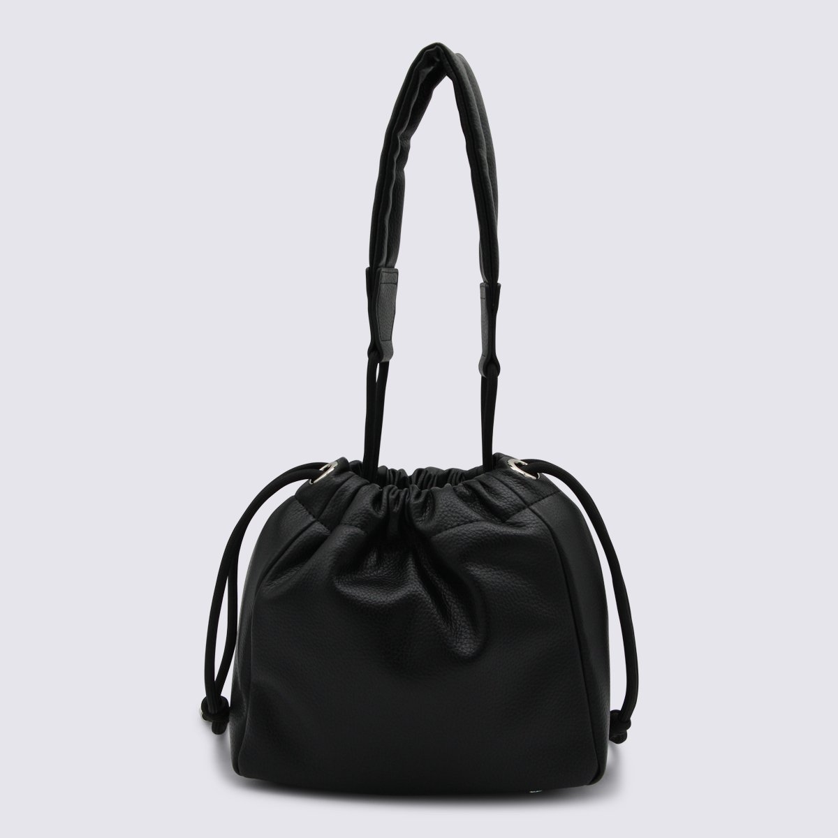 Vivienne Westwood Black Hilary Faux Leather Bucket Bag Zwart