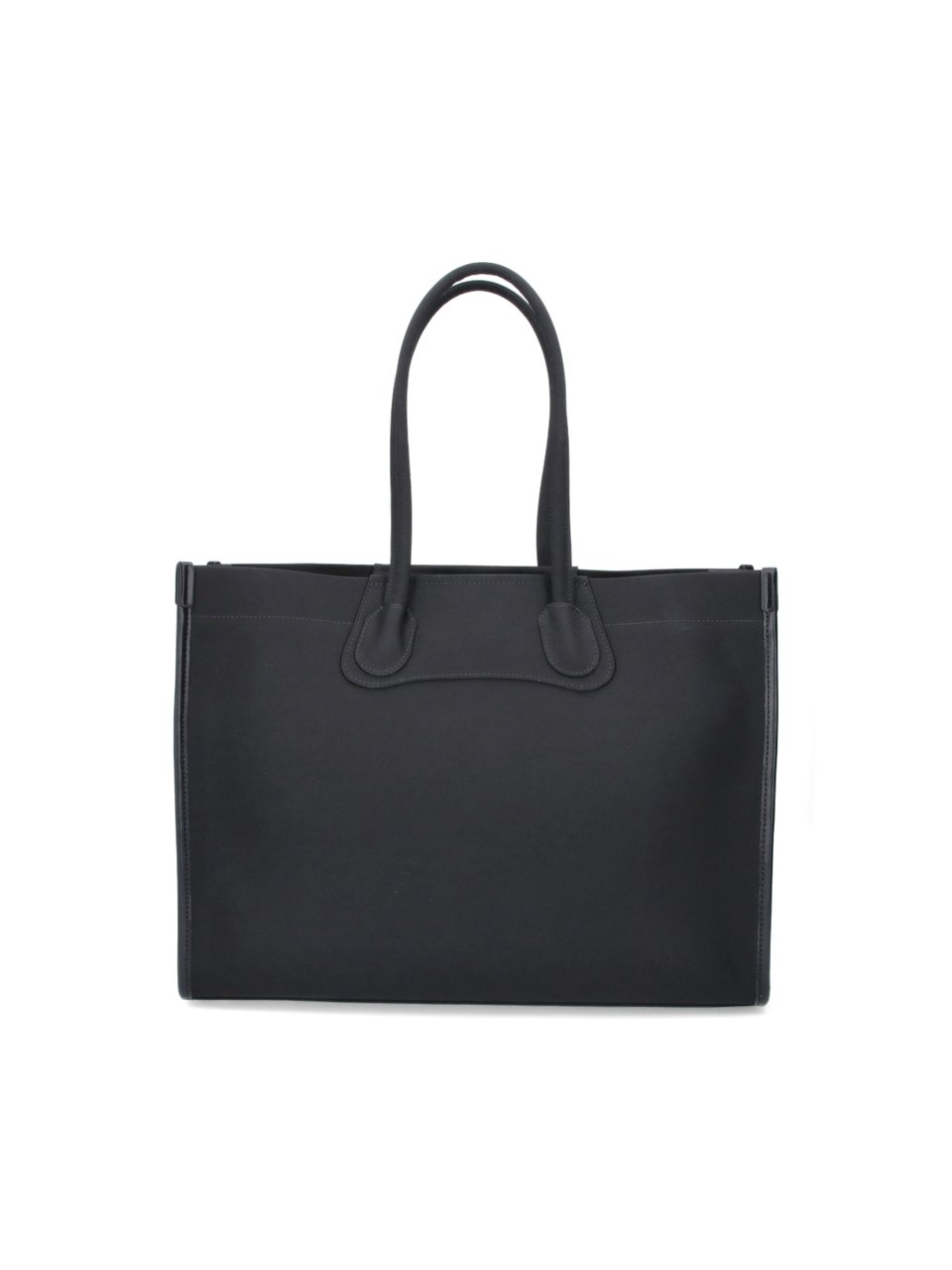 Vivienne Westwood Black Troy Fabric Tote Bag Zwart