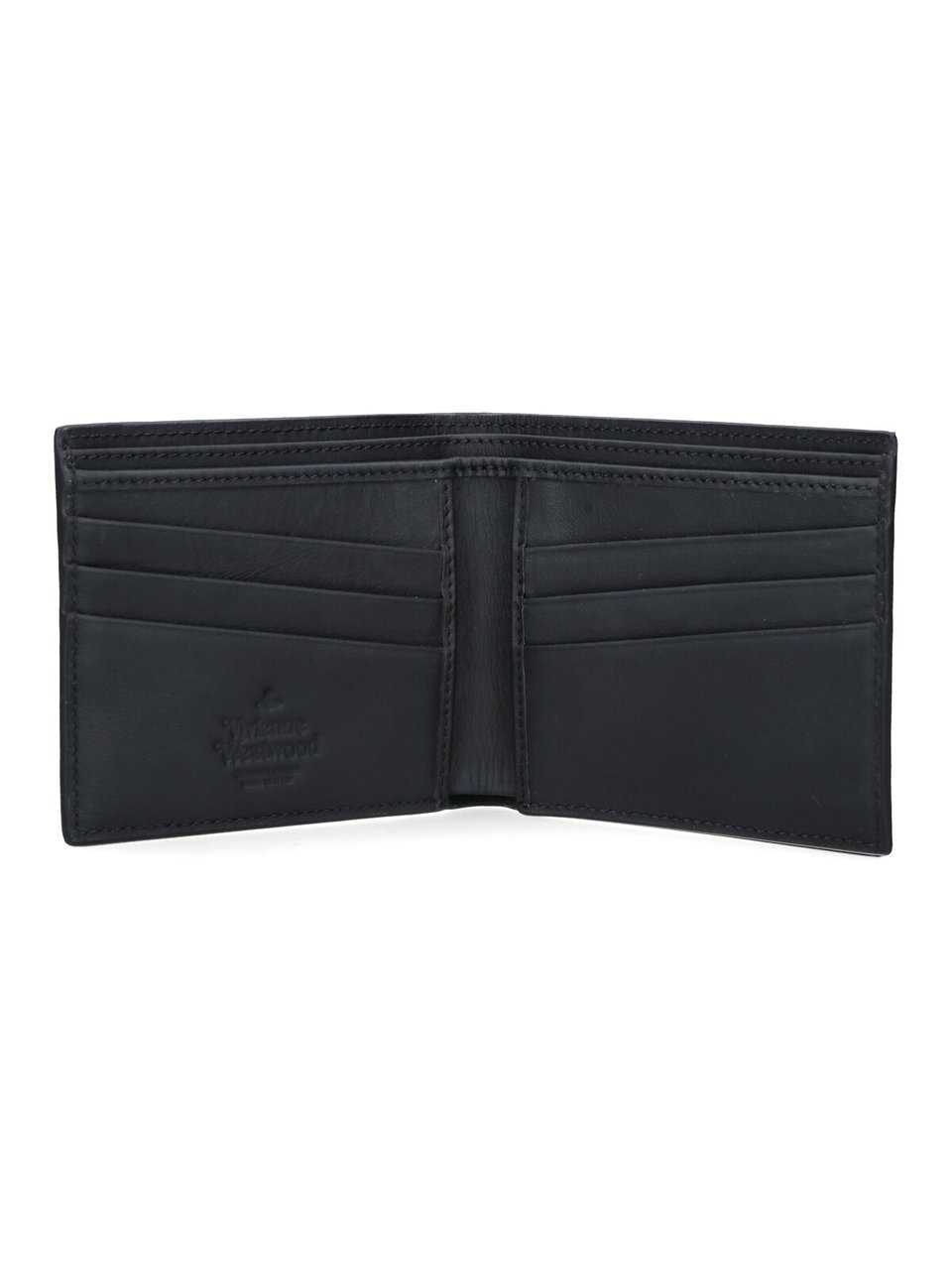 Vivienne Westwood Westwood "Orb" Bi-fold Wallet Black Zwart