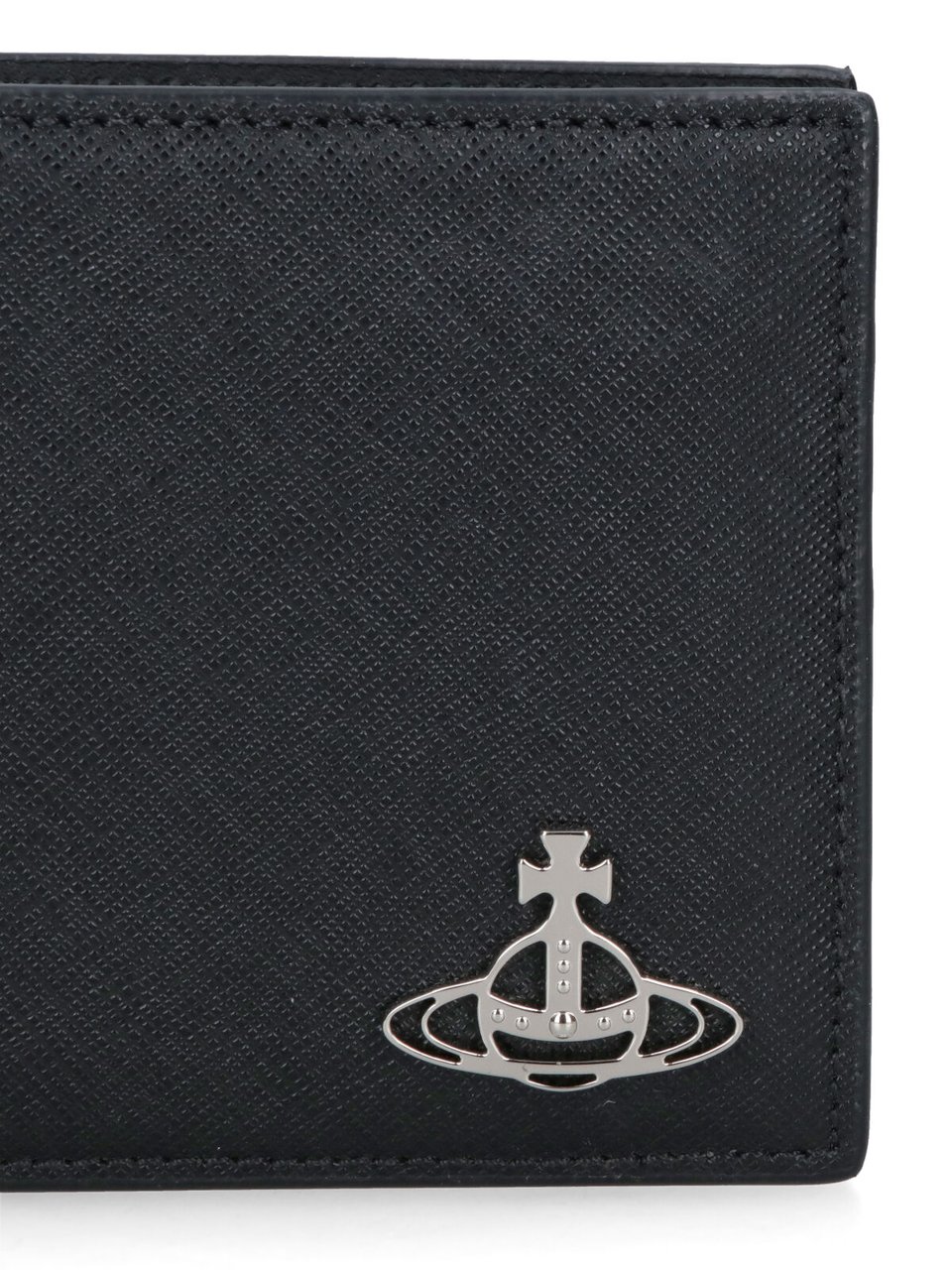 Vivienne Westwood Westwood "Orb" Bi-fold Wallet Black Zwart