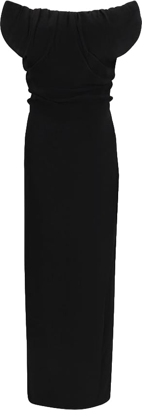 Vivienne Westwood Black Viscose Cocktail Dress Zwart