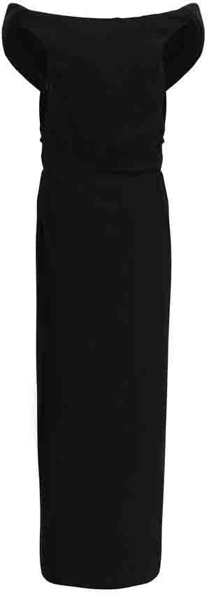 Vivienne Westwood Black Viscose Cocktail Dress Zwart