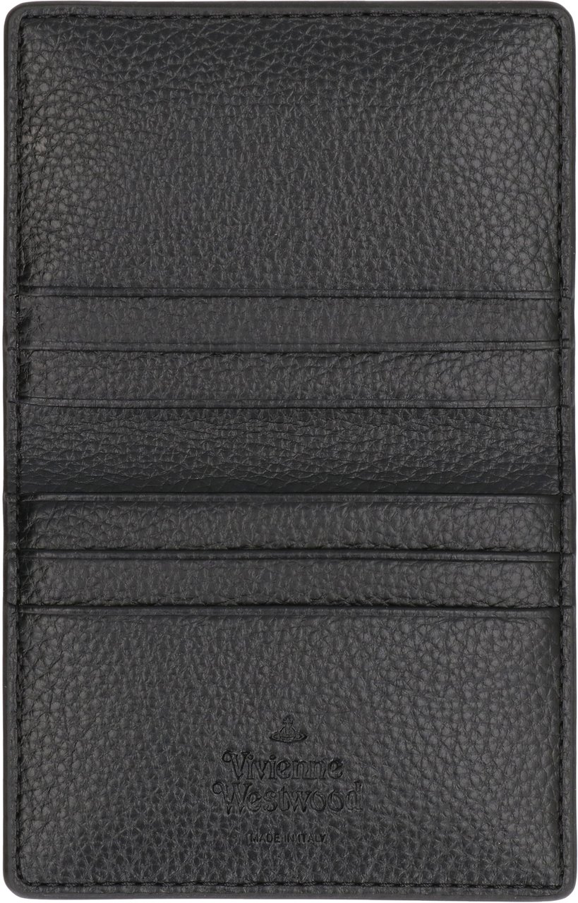 Vivienne Westwood Card holder in eco-leather Zwart